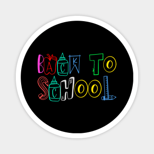 Back To School Schoolchild Students Magnet